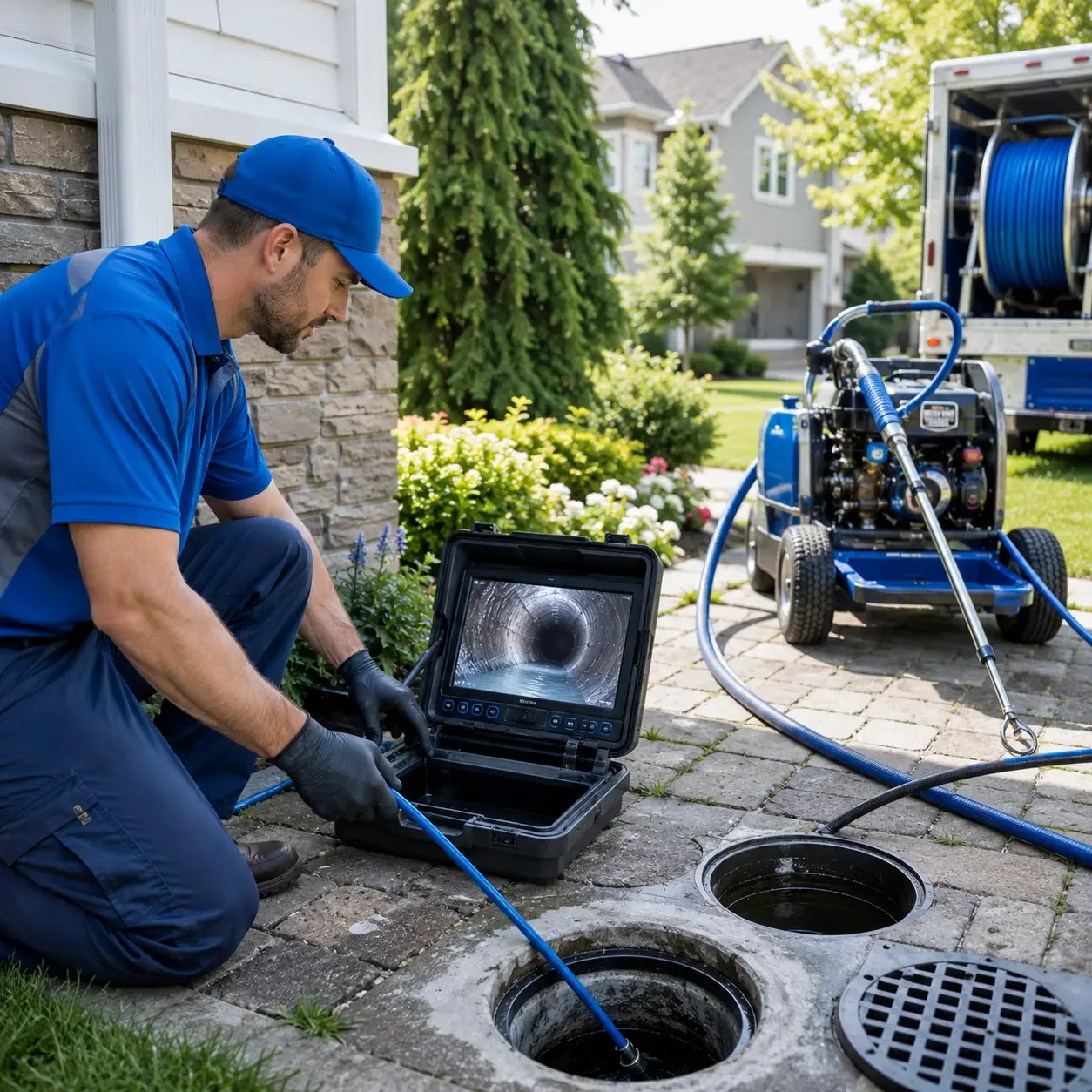Outdoor drain cleaning professionals serving Jersey Mills, PA